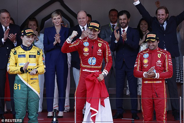 Leclerc won the Monaco Grand Prix last year in front of his home fans and starts second this weekend