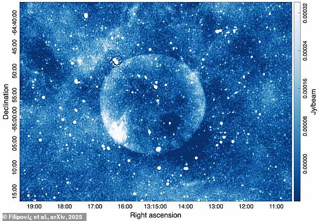 Researchers say: 'The most obvious characteristic of Teleios is its remarkable circular symmetry'