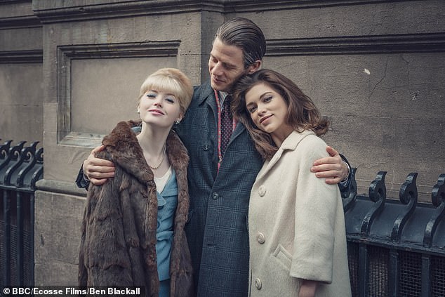 Sophie Cookson, right, stars as Keeler, whose sexual liaisons with Tory Minister John Profumo and a Russian military attache, based in London , led to one of the biggest political scandals of modern times