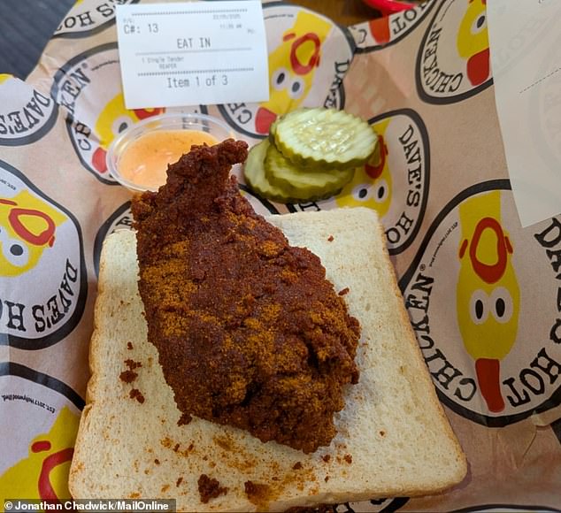 Dave's Hot Chicken is selling 'Reaper' tender, which contains Carolina Reaper, an extra-hot chilli pepper that registers 1.6 million on the Scoville scale, the internationally-accepted system used to measure the heat of chillis