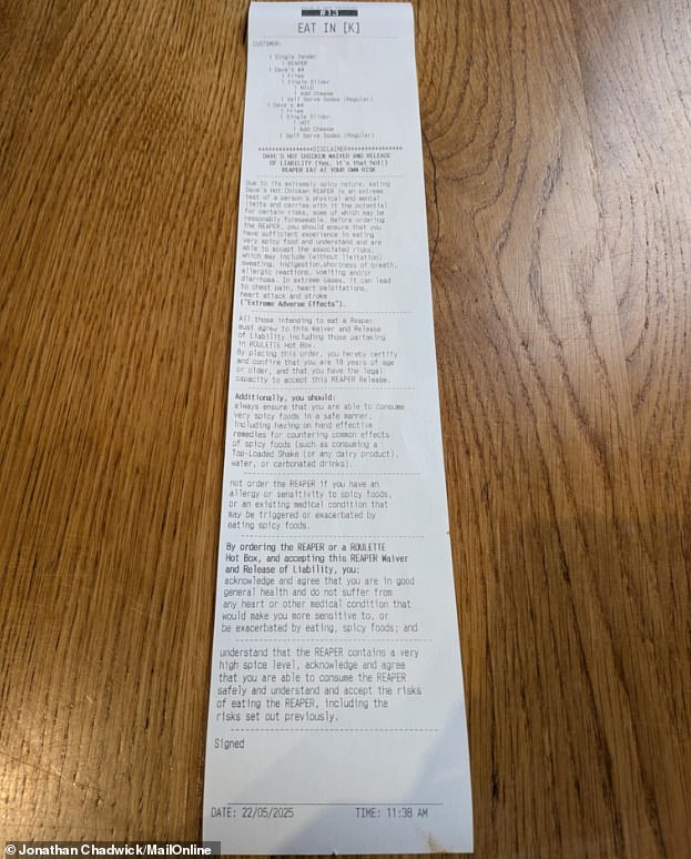 The lengthy legal waiver: I initially thought the waiver was some kind of PR stunt, but it actually has a very serious purpose.