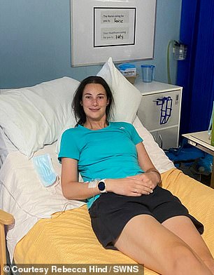 Rebecca during clinical trail monitoring in June 2022