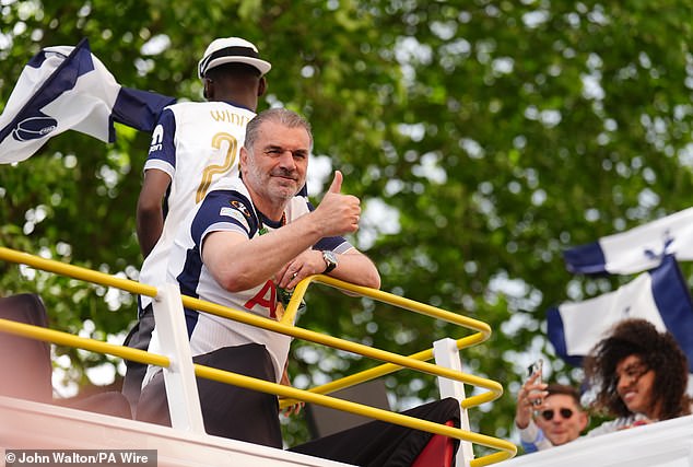 Ange Postecoglou delivered Spurs's first trophy in 17 years and their first European one in 41
