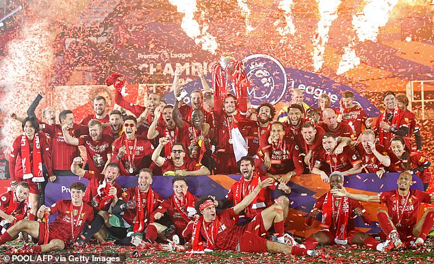 Liverpool won the Premier League title under Klopp in 2020 but had to celebrate without fans