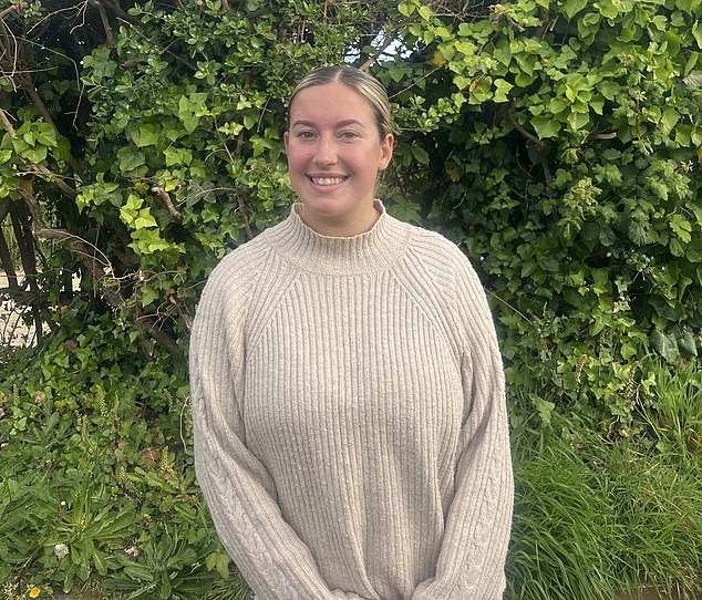 For Jade Right (pictured), a 23-year-old from Oxfordshire, the idea of swapping island-life for the hustle and bustle of the mainland makes no sense whatsoever