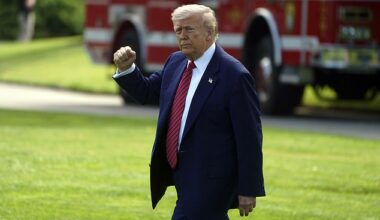Trump made the threat amid trade talks between Washington and Brussels, warning they were 'going nowhere' and that he could impose the tariffs next month