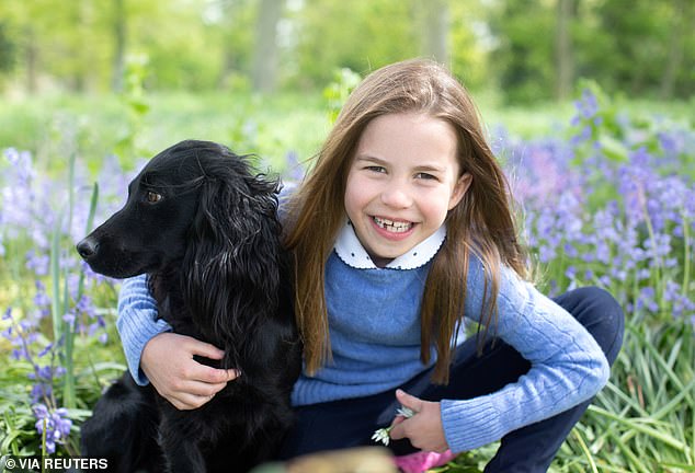 Since adopting the cocker spaniel, Orla has been a devoted friend to the couple's children and was even included in their daughter's birthday portraits in 2022 and 2023