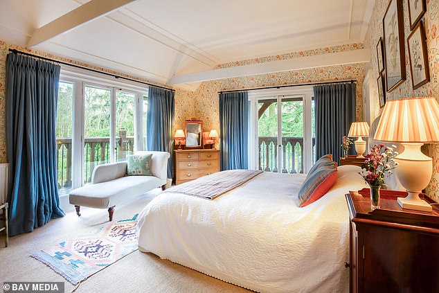 The Folly boasts gorgeous original features and 'royal artefacts' in a number of rooms, allowing guests to immerse themselves in the royal history of the estate