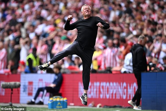 Chris Wilder celebrated the goal wildly but his side were left stunned at the final whistle