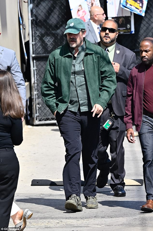 Many fans wondered if he had piled on the pounds for his new role in the dark comedy DTF St. Louis following his dramatic 2022 weight loss; Pictured in Los Angeles in April