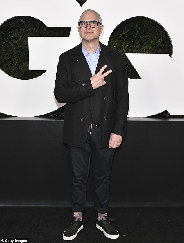 Rocker Mark Hoppus has had plenty of wild experiences as a member of Blink-182 ¿ but he once turned down the chance to share a smooch with an '80s icon who happened to be a man; Pictured in LA in 2021
