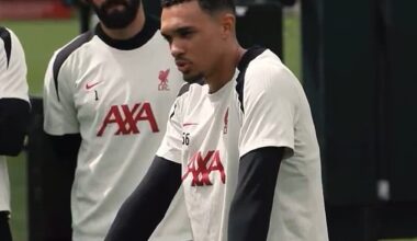 Trent Alexander-Arnold delivered a farewell speech to his Liverpool team-mates on Saturday