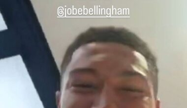 Jude Bellingham was among the first to congratulate his younger brother Jobe on Saturday