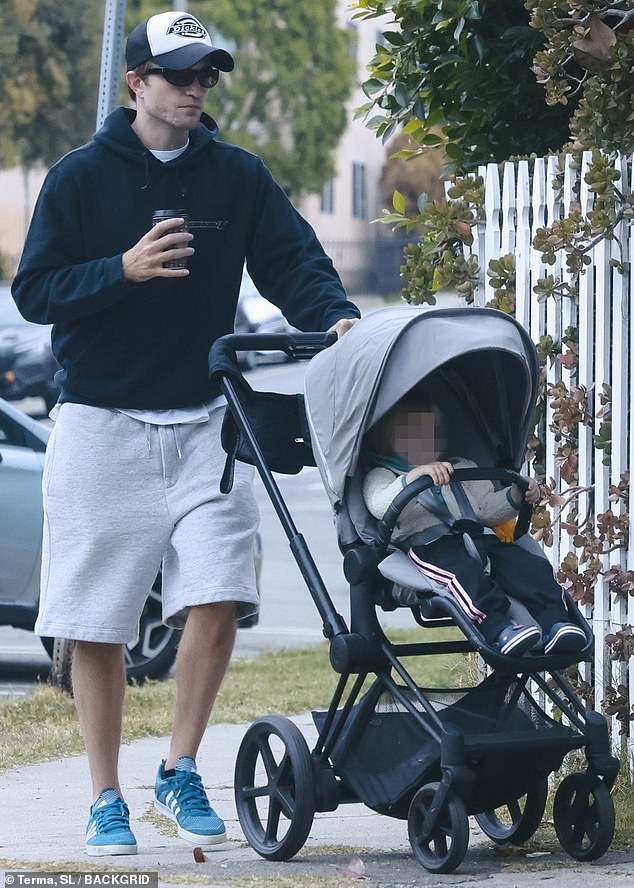 He was glimpsed enjoying a bit of one-on-one bonding time with his little girl, pushing her in a stroller as they caught a breath of fresh air together