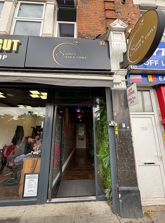 Sami's Bar and Grill, on Church Lane, in Waltham Forest is rated as zero stars