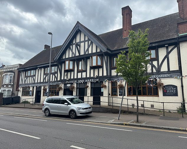 The Plough and Harrow pub in Leytonstone has also got a zero-star food hygiene rating