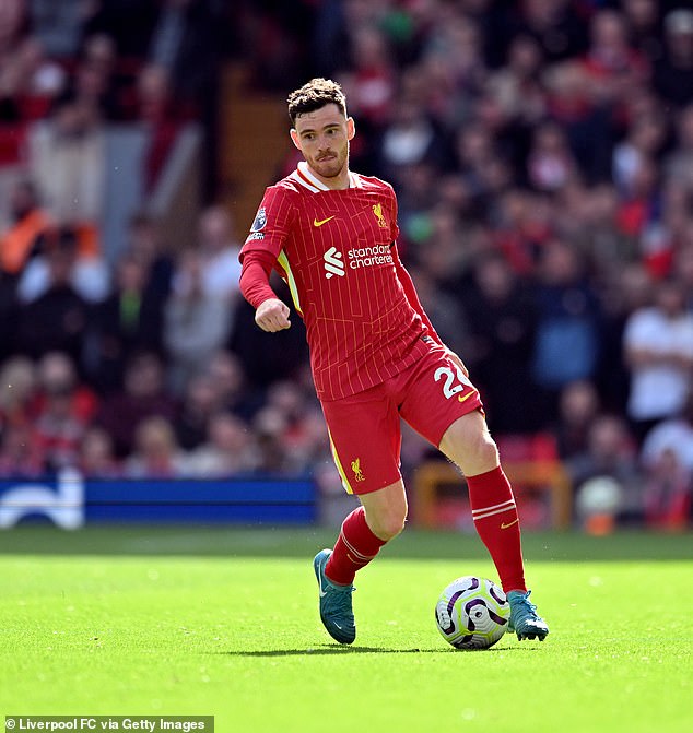 Robertson was speaking ahead of the final round of Premier League fixtures on Sunday