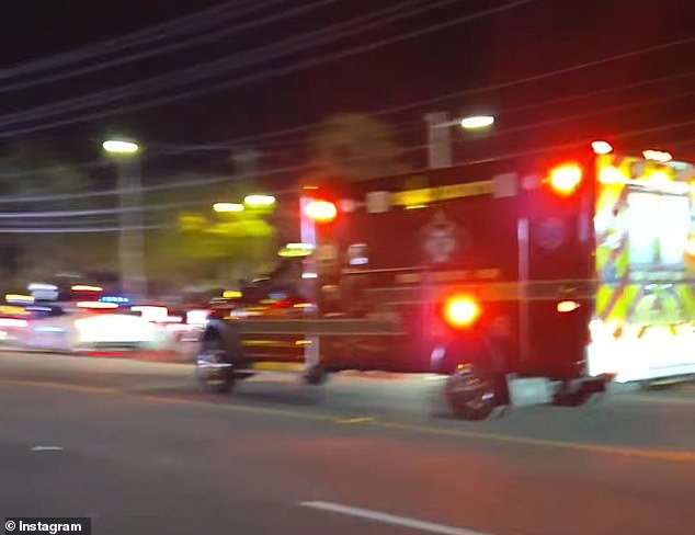 At least 10 people were reportedly taken to the hospital. It is unclear what caused the incident or the extent of the injuries
