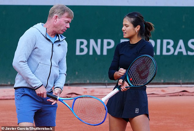 Emma Raducanu finds herself in the unusual position of sharing Mark Petchey with TNT Sport