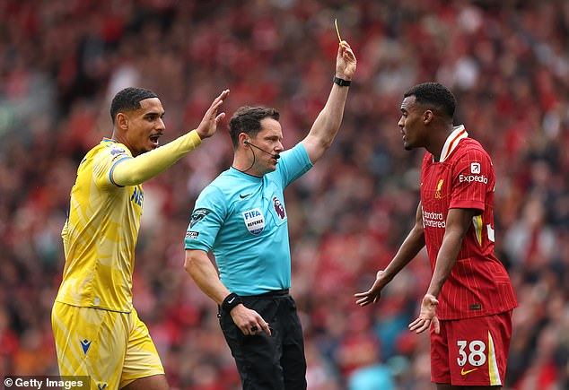The Liverpool star was given his marching orders in Sunday's 1-1 draw with Crystal Palace