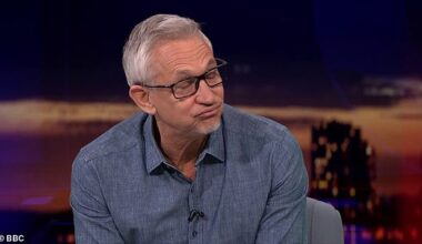 Gary Lineker fought back the tears as he closed his final Match of the Day show on Sunday