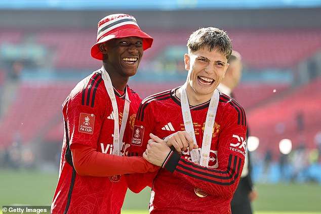 A year ago Kobbie Mainoo and Alejandro Garnacho shone as Man United won the FA Cup