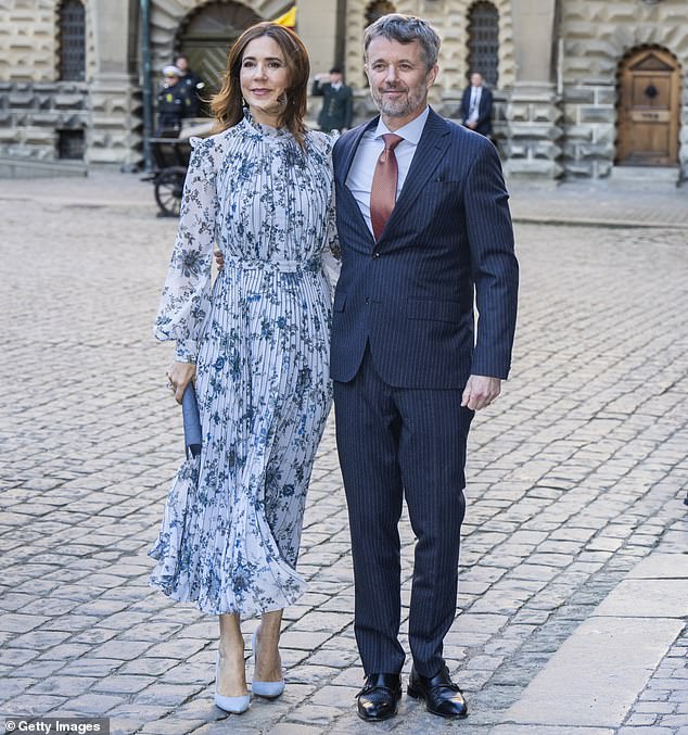 Queen Mary of Denmark hosted the UN Chief Executives dinner alongside husband King Frederik X last month, wearing a recycled Erdem dress