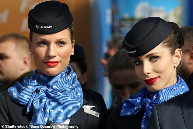 A former flight attendant has revealed a little-known reason why female cabin crew wear red lipstick - and it's more than just a fashion statement
