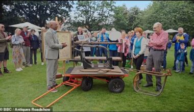 A couple on Antiques Roadshow were floored when they learnt the life-changing value of motorcycle memorabilia