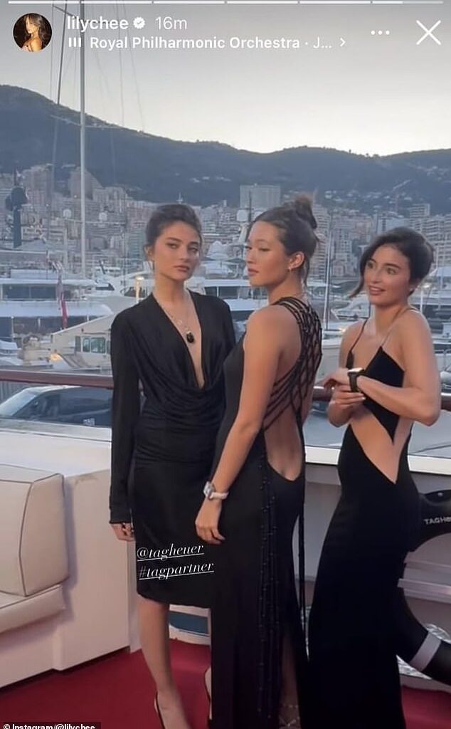 Lily Chee, who was attending the F1 event has gained attention online after she posted an Instagram stories showing herself and two friends posing in Monte Carlo