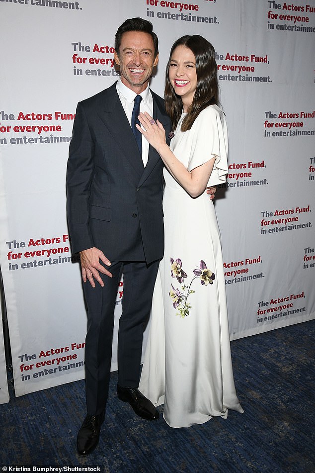 Hugh Jackman's new girlfriend Sutton Foster (pictured) is rumoured to be'slowly migrating' her belongings over to the actor's New York home