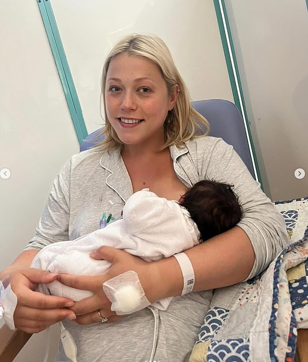 X Factor star Amelia Lily left fans in shock on Tuesday as she revealed she has welcomed her first child