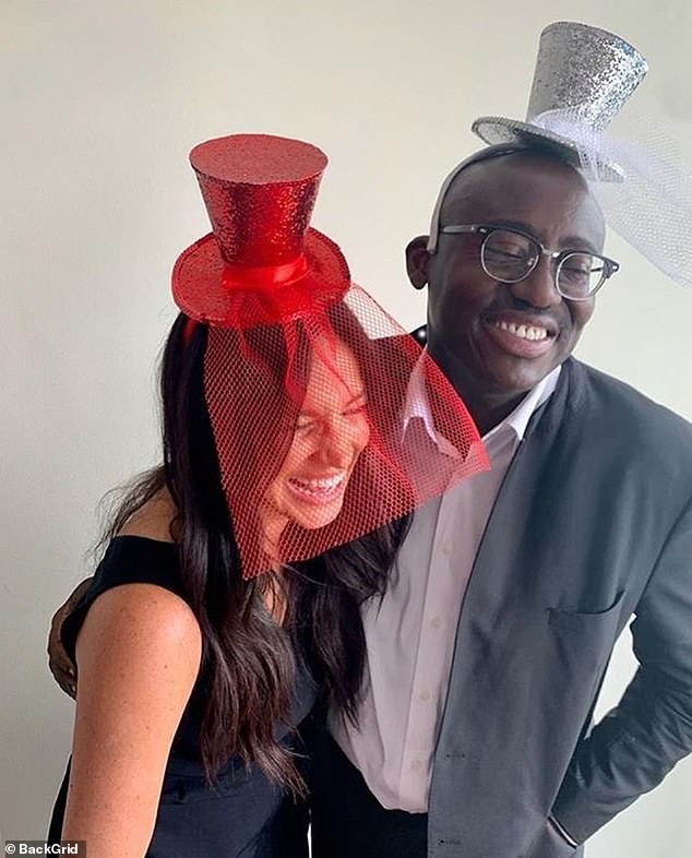 Meghan Markle with the former editor of British Vogue Edward Enninful. Meghan found herself at loggerheads with Enninful when she attempted to 'micromanage' her cover of Vogue before it was scrapped