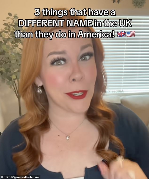 TikToker Amber Kacherian revealed the three English words she doesn't dare use in the US