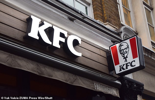 New restaurants: KFC said Britain’s appetite for fried chicken was growing, with the market estimated to be worth £3.1bn