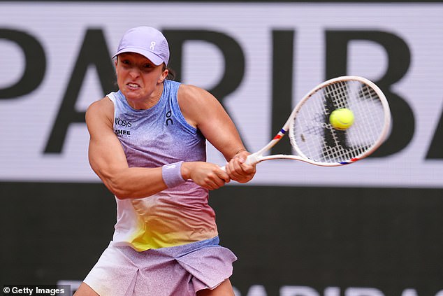 The victory has set up a date with Iga Swiatek in the second round on Court Philippe Chatrier