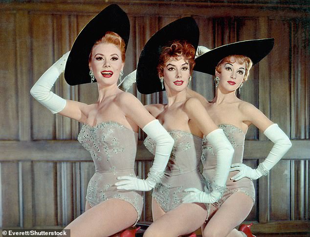She and co-star Kay Kendall (center) shared the Golden Globe award for best actress in a musical or comedy for their work in the musical