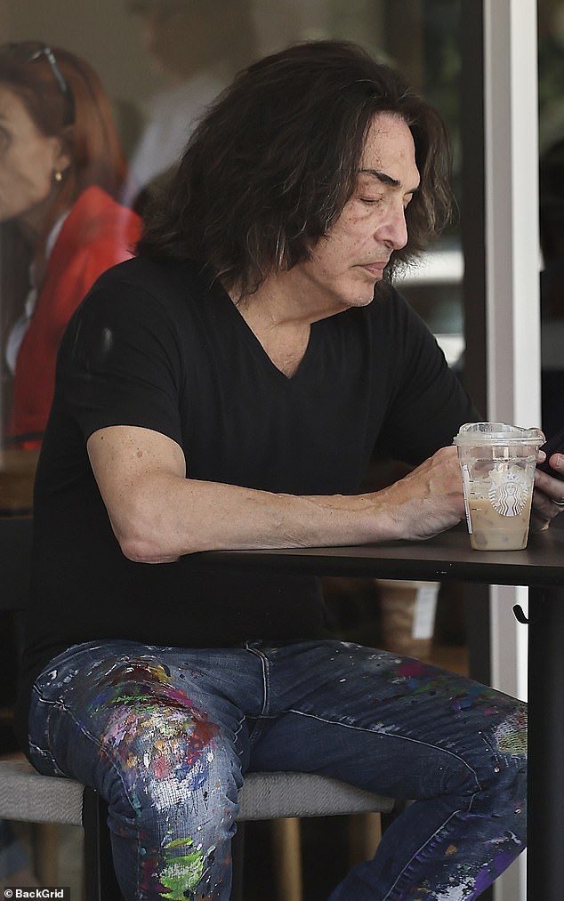 The New York native is a father-of-four and has been married twice. This week he was spotted out in Los Angeles, casually dressed as he enjoyed a coffee al fresco