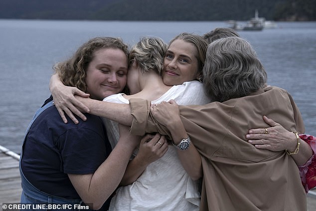 The Last Anniversary (pictured), which hit the on-demand platform on Saturday, follows journalist Sophie (Teresa Palmer) after she inherits her ex-boyfriend's great-aunt's house on the remote, fictional Scribbly Gum Island