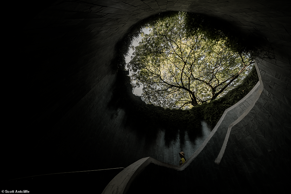 Winner of the City Life category, Scott Antcliffe took this captivating photo in Singapore. He explains: 'I want to demonstrate the juxtaposition of old and new [in Singapore]. I was keen to capture its more unassuming areas of natural beauty'