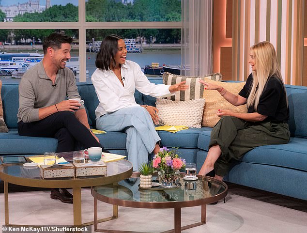 Rochelle, now a staple of the This Morning rotation, appeared live on air in a pair of light-wash River Island denim jeans - marking a surprising turn for a programme long associated with polished, preened daytime glamour