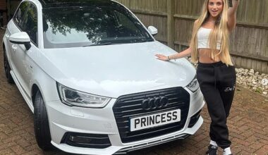 Princess Andre has revealed she's bought her first car, two weeks after passing her driving test, taking to Instagram to share snaps of her new motor