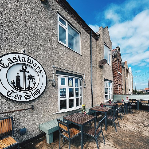 Castaways Tea Shop was once an antique and curio shop carrying the same name
