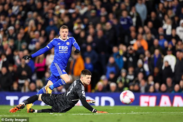 Jamie Vardy, who is leaving Leicester this summer, has been considered as a striking option
