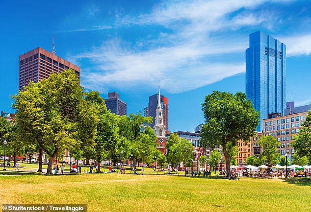 Time Out recommends Boston Common as the city's most 'iconic' green space and the oldest park in the USA