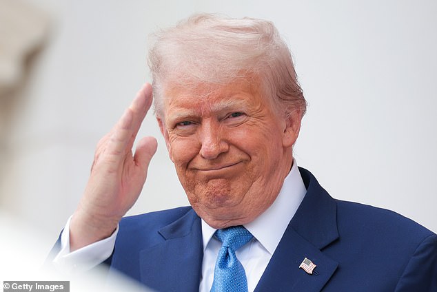Mr Petraeus also criticised US President Donald Trump (pictured) for repeatedly granting second chances to Putin