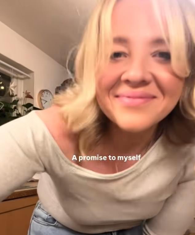 After six months she slowly came off the meal replacement plan and spent the rest of the year steadily working up a healthy balanced diet that doesn't involve axing sweet treats all together