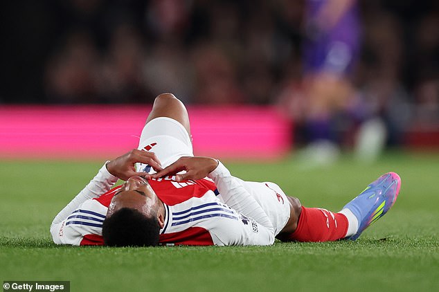 Brazilian centre back Gabriel missed 17 Arsenal matches due to knee and hamstring problems