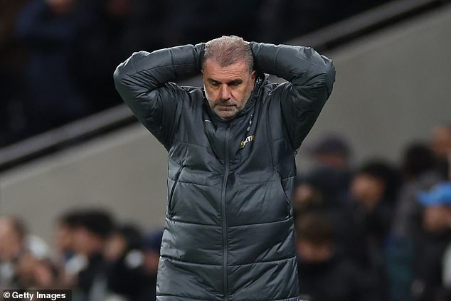 In total, Ange Postecoglou's Spurs had 41 injuries, ruling players out for a total of 1,553 days