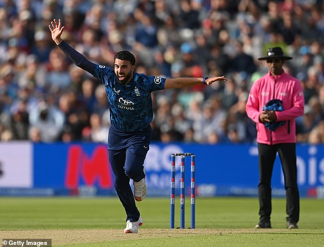Mahmood took three wickets with the new ball as England thrashed West Indies